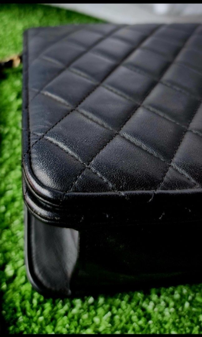 Vintage Chanel Black Full Flap Bag eclair zipper, Luxury, Bags & Wallets on  Carousell