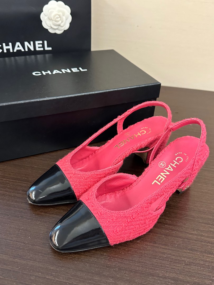 Chanel sling back on Carousell