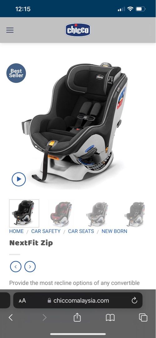 Chicco nextfit zip nebulous discount