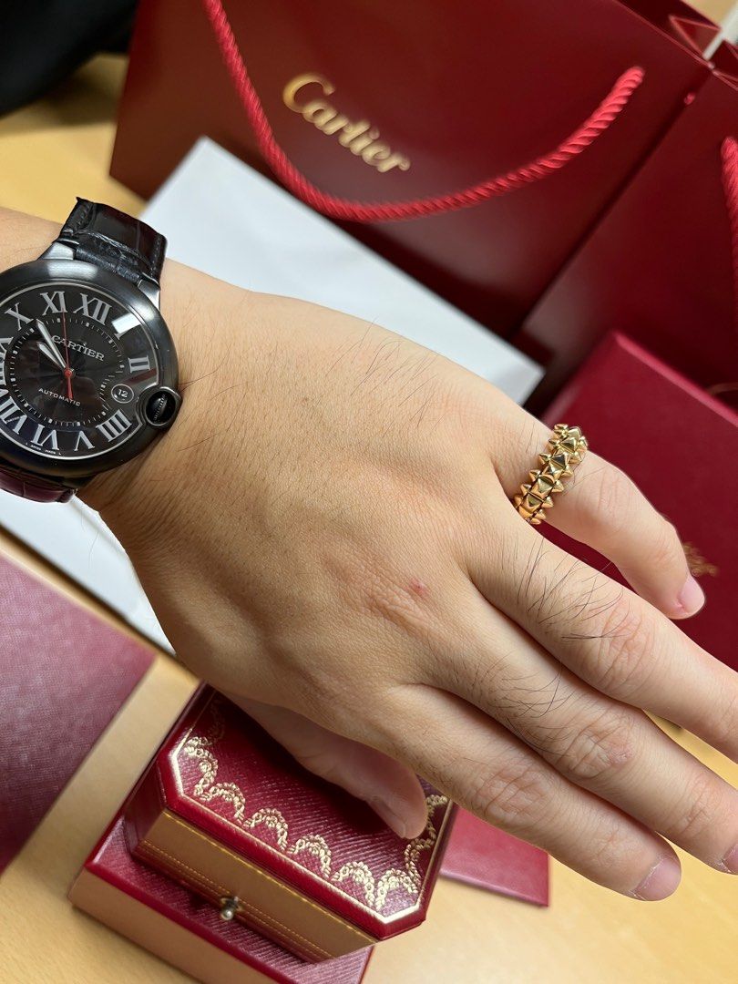 Clash de Cartier ring medium rose gold 48, Luxury, Accessories on