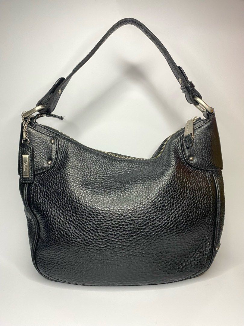 H A Genuine leather black kili bag for women { preloved}