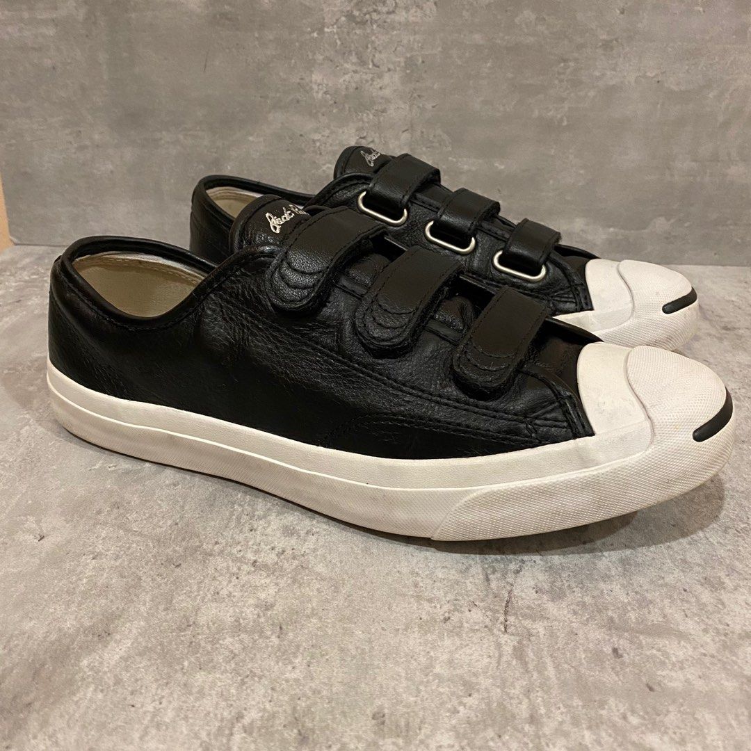Converse jack 2025 purcell leather black