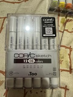 Copic Markers Set 12 Cool Gray Markers