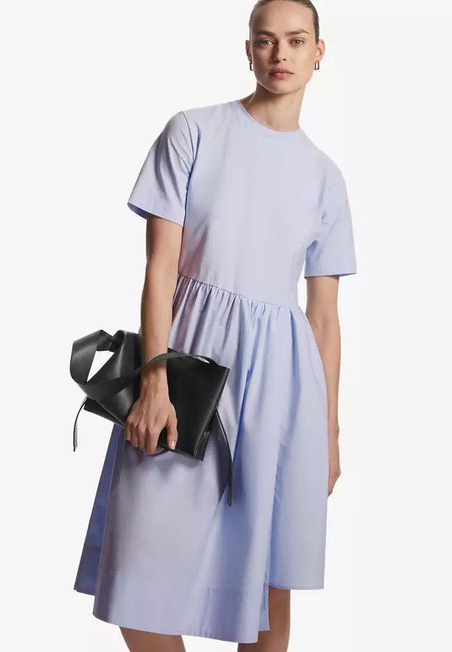 Cos light top blue dress