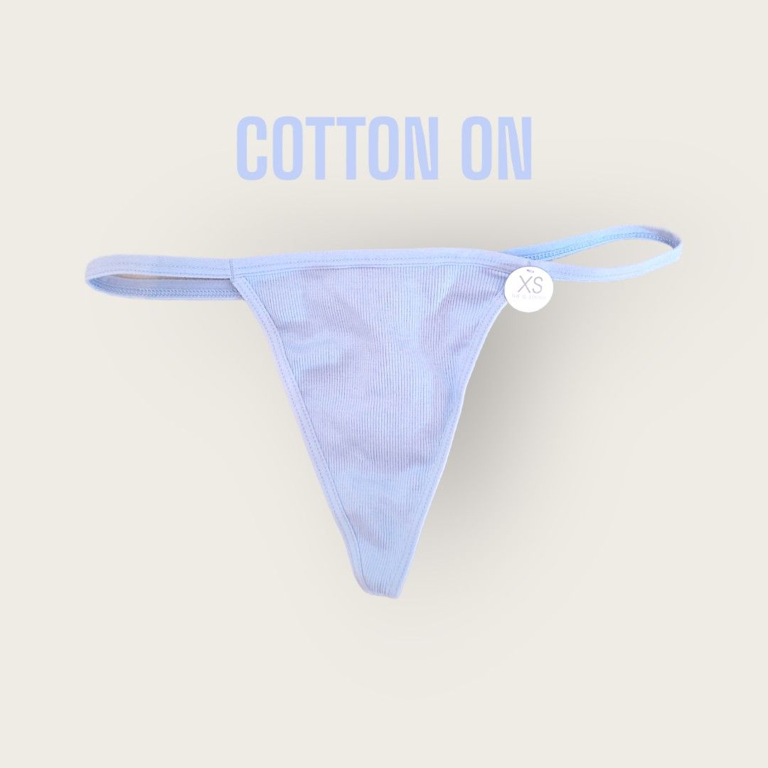 Cotton On Body Cotton Rib G-String. Size XS, Women's Fashion, New  Undergarments & Loungewear on Carousell