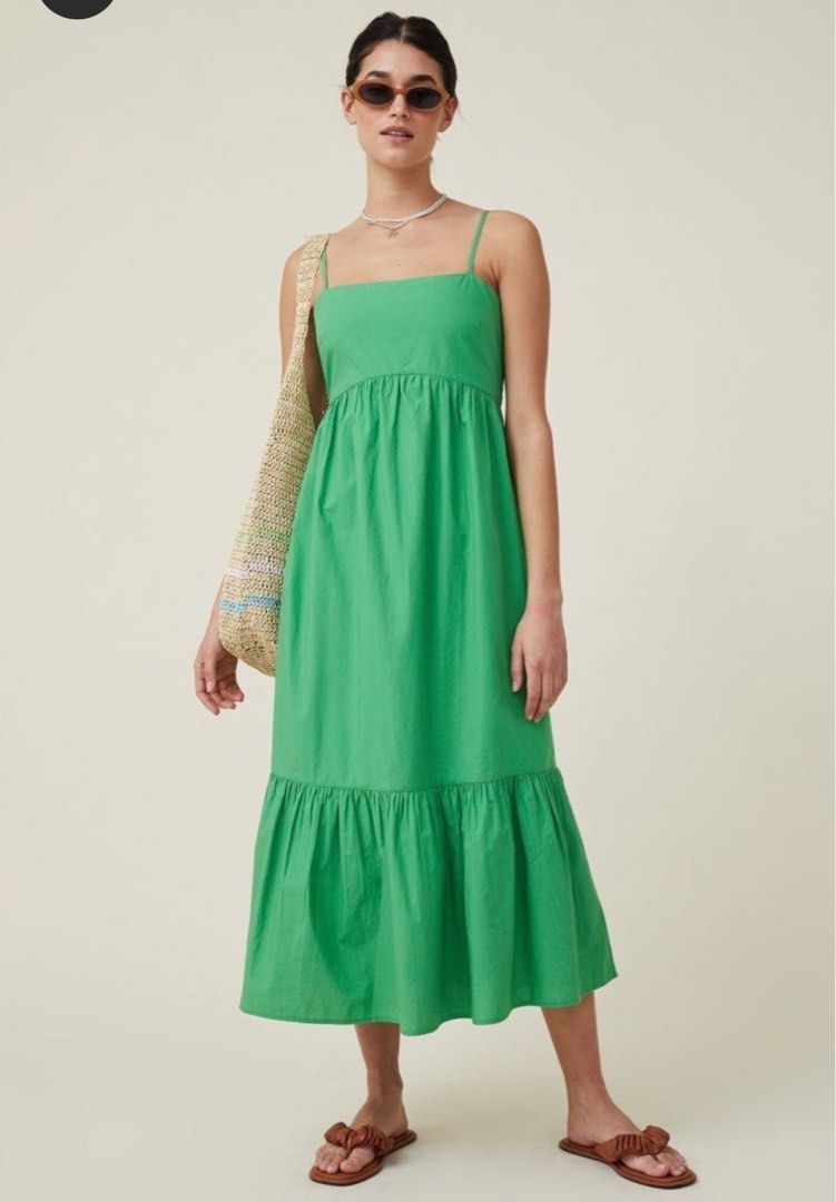 Cotton on green store dress