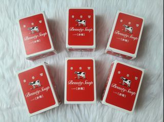 Cow Beauty Soap RED made in JAPAN (90g) *Award winning soap in Japan