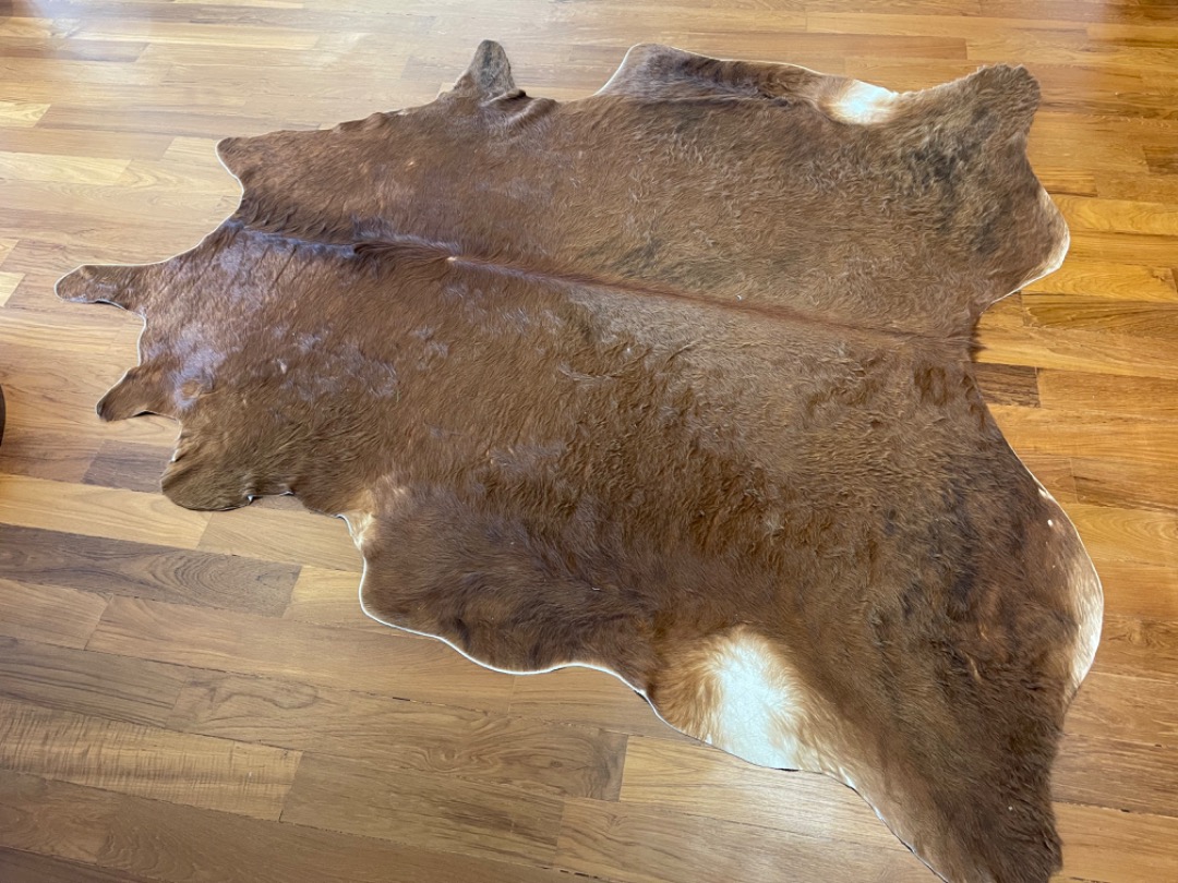 Cow hide carpet, Furniture & Home Living, Home Decor, Carpets, Mats