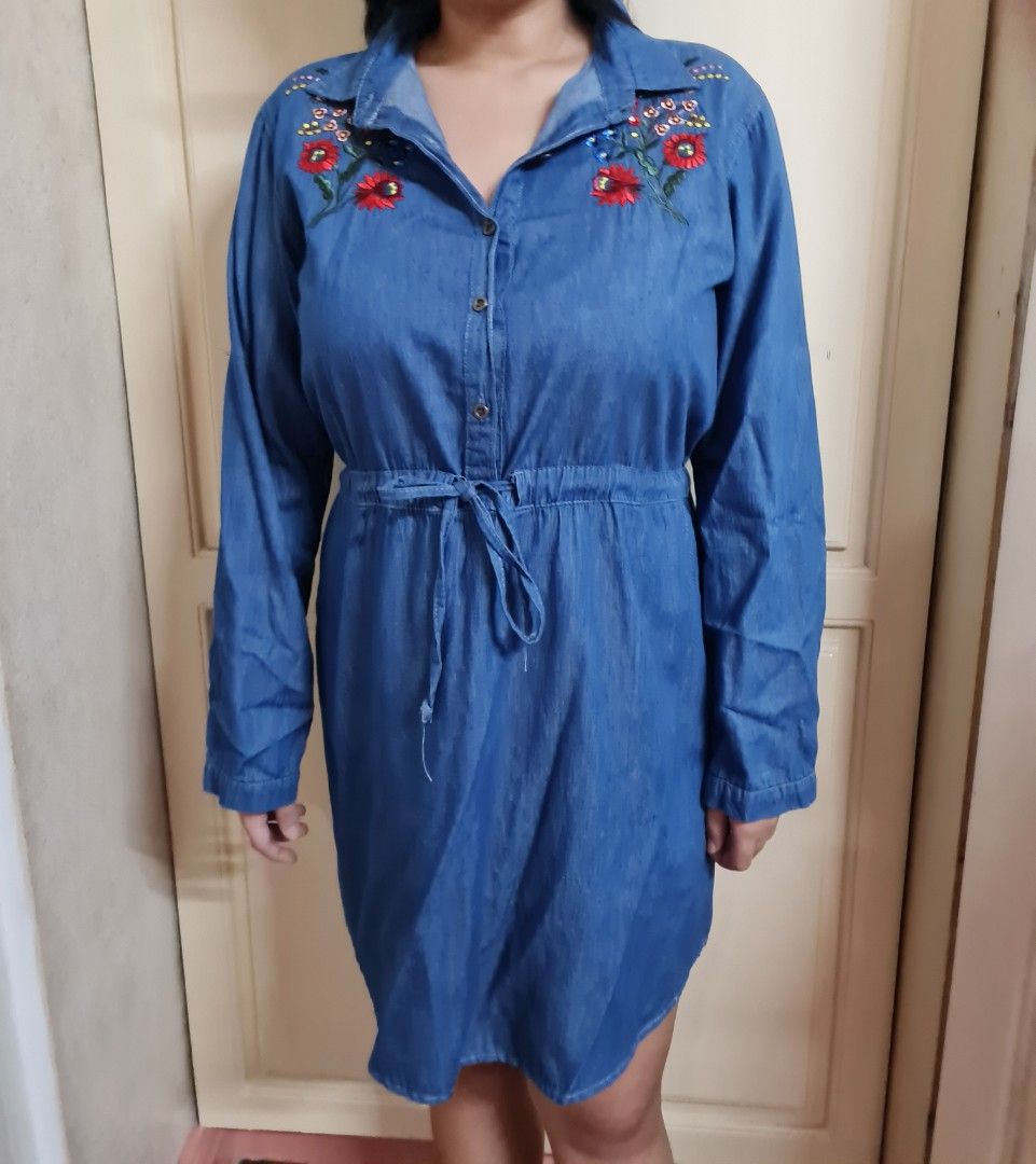 Denim dress, Women's Fashion, Dresses & Sets, Dresses on Carousell