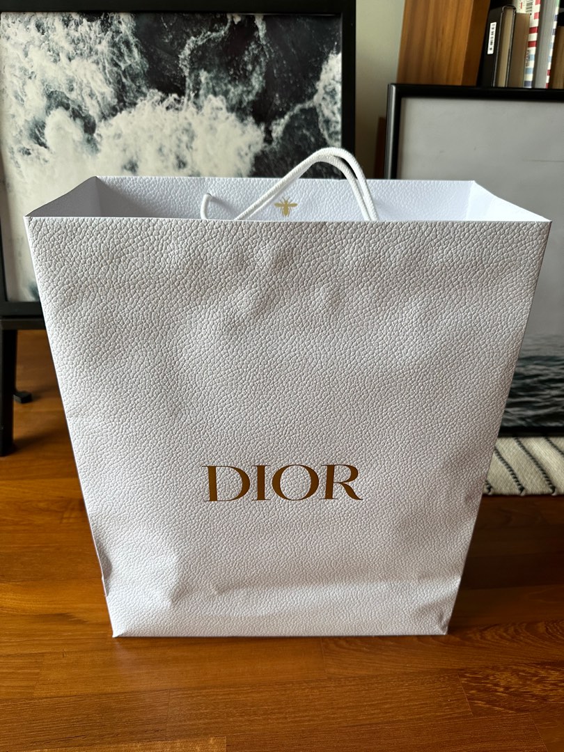 Dior paper bag and box, Luxury, Bags & Wallets on Carousell
