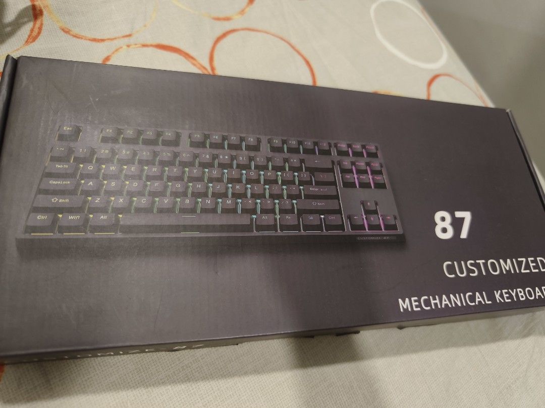 DK87 Customize Keyboard Kit TKL HotSwap Custom RGB TriMode 2.4Ghz