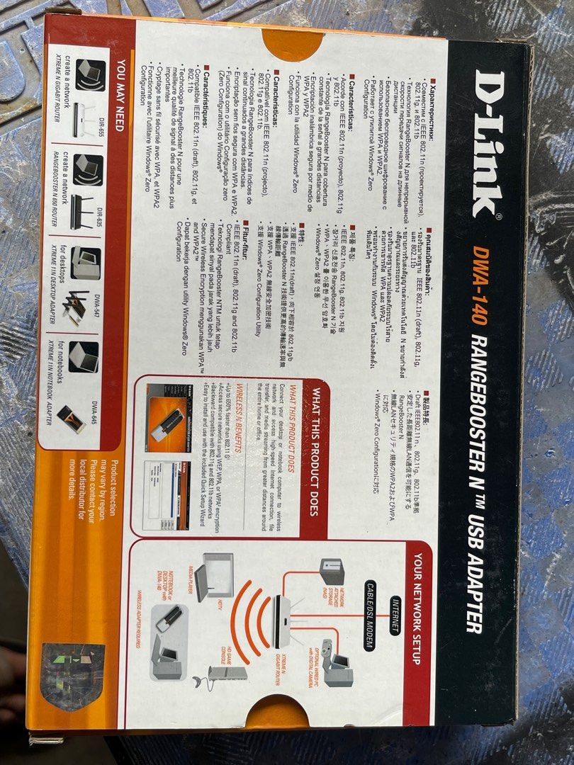 D-LINK USB Adapter DWA-140, Computers & Tech, Parts & Accessories ...