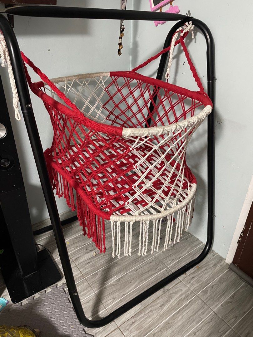 Duyan with Metal stand, Babies & Kids, Baby Nursery & Kids Furniture ...