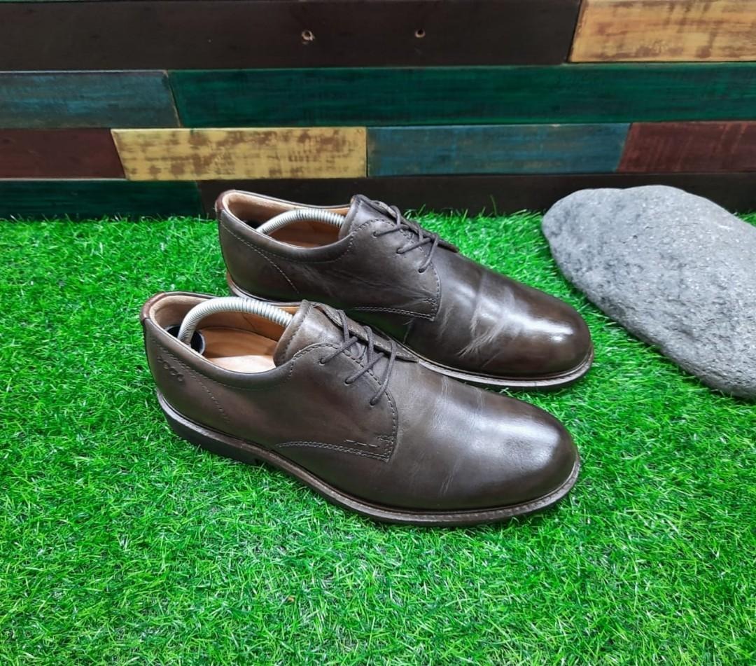Ecco Kenton Plain Mens Leather Shoes size 41 on Carousell