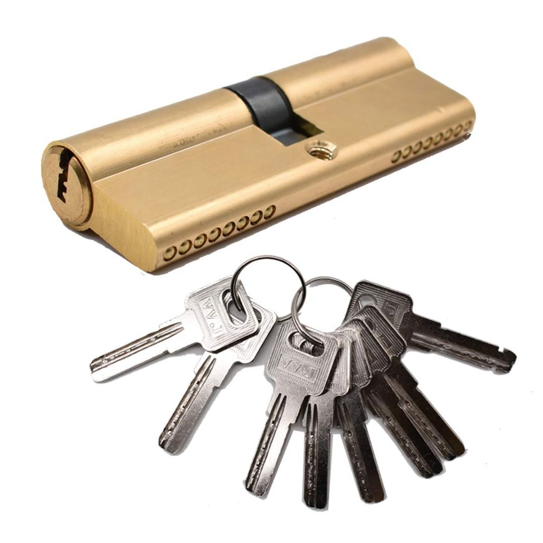 Euro Profile High Security Key Unpickable Lock, 60mm, 9 High Security