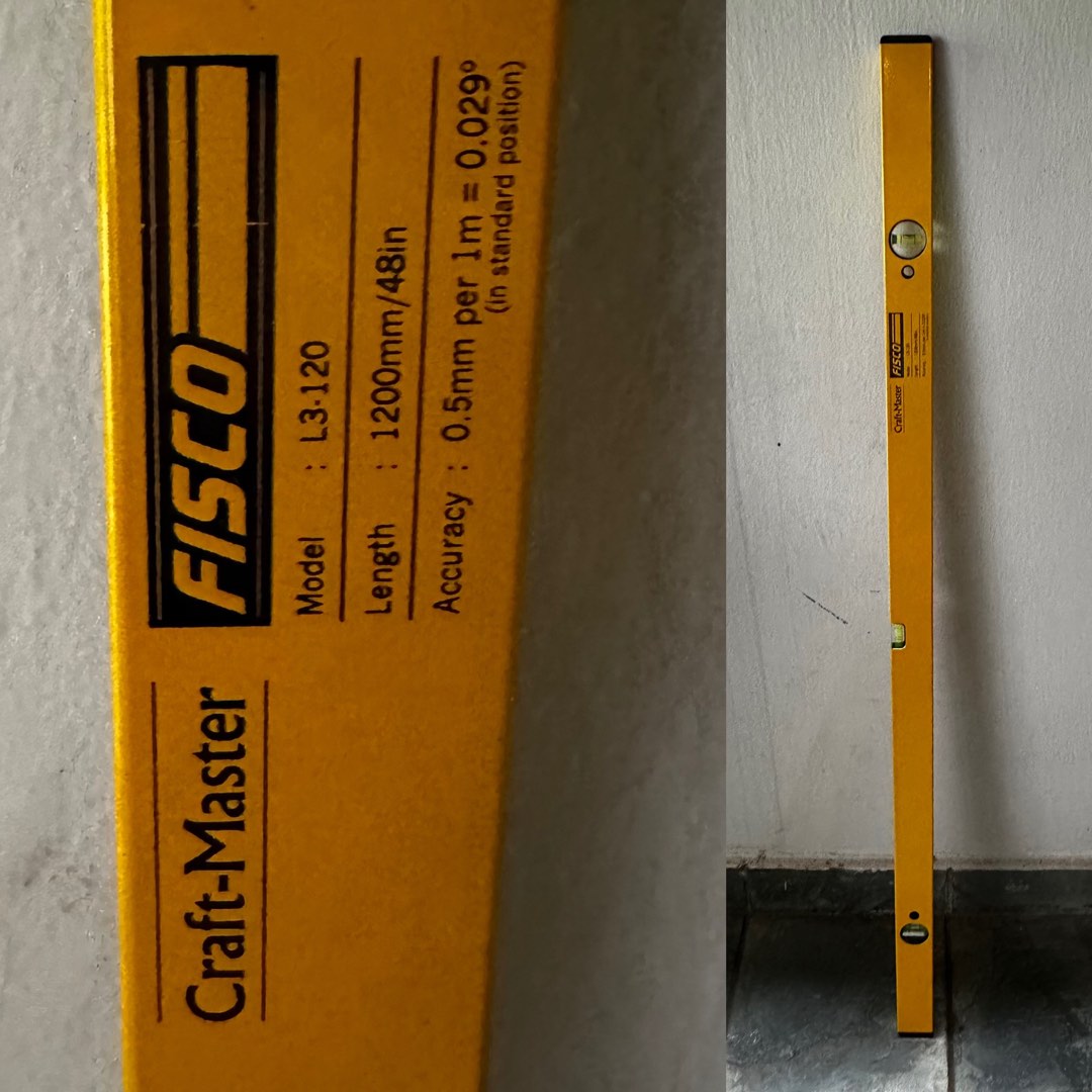 Fisco outlet spirit level