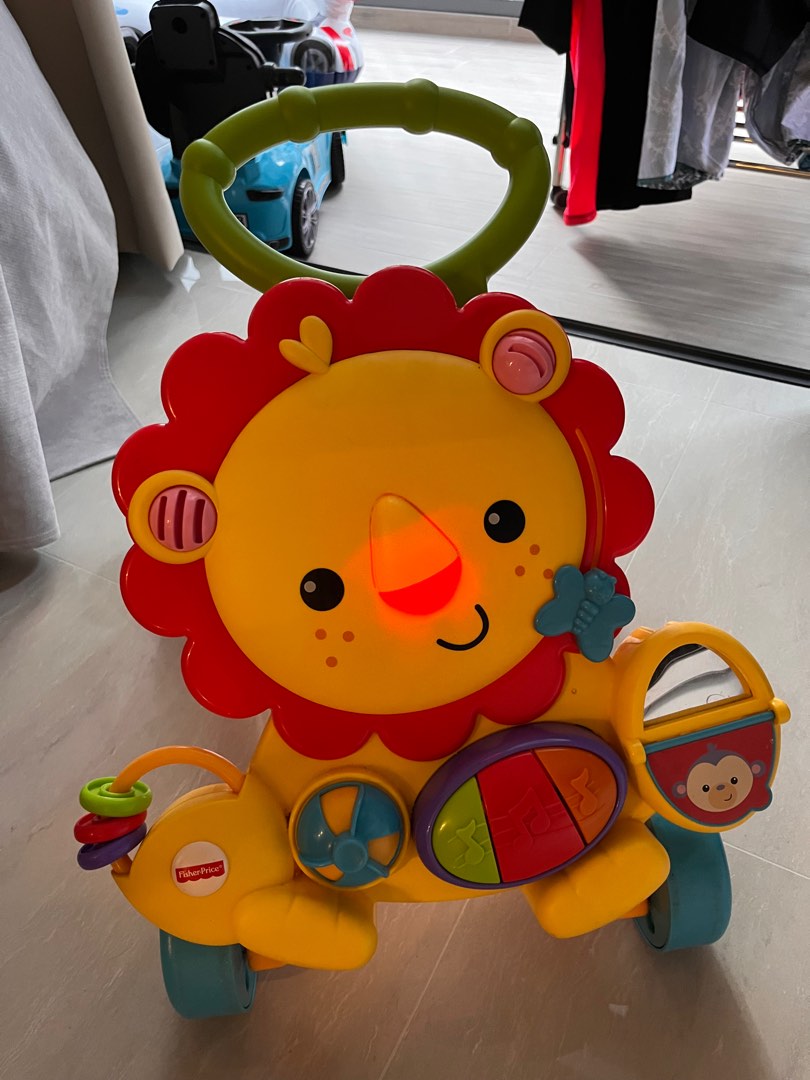 Fisher Price Lion Walker, Babies & Kids, Infant Playtime on Carousell