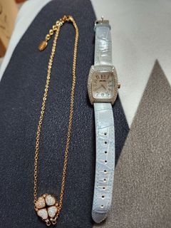 Follie Follie watch and necklace
