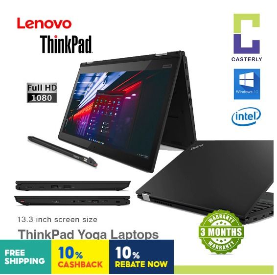 LENOVO THINKPAD YOGA 370 TOUCH WITH STYLUS PEN at Rs 27999, Lenovo Laptops  in New Delhi