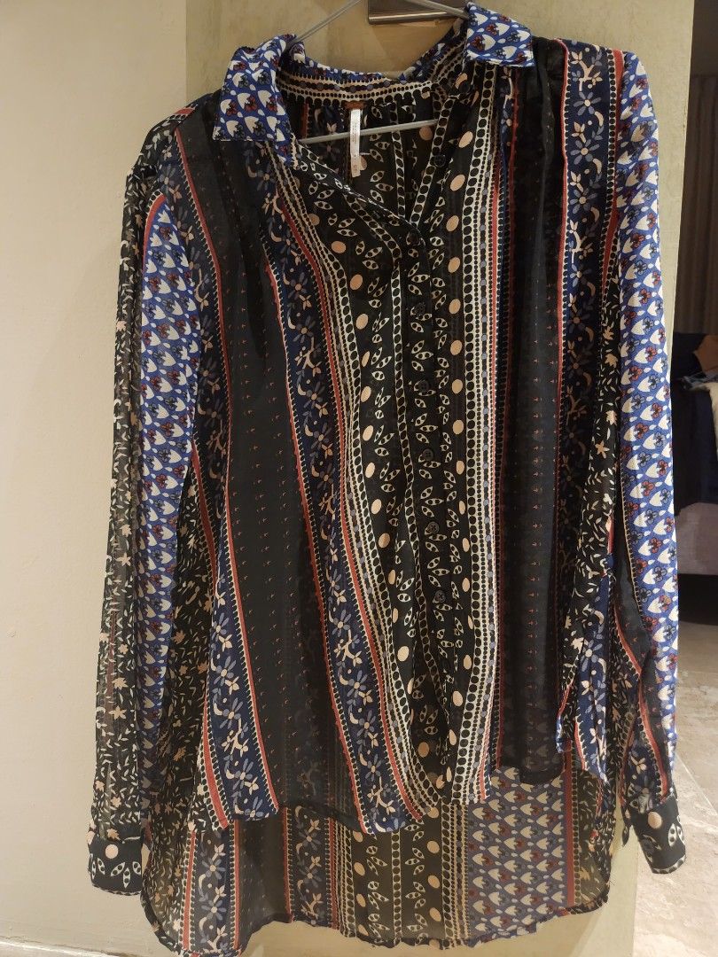 free people sheer top