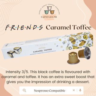F.R.I.E.N.D.S Caramel Toffee Nespresso Compatible Capsules