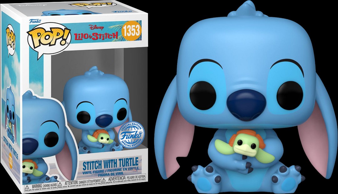 Lilo & Stitch - Stitch With Turtle Funko Pop! – Kronen-p0ps