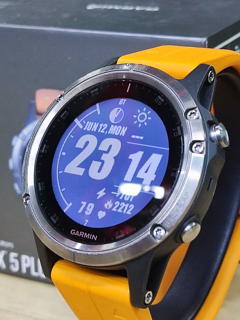 Garmin fenix 5x plus titanium review store