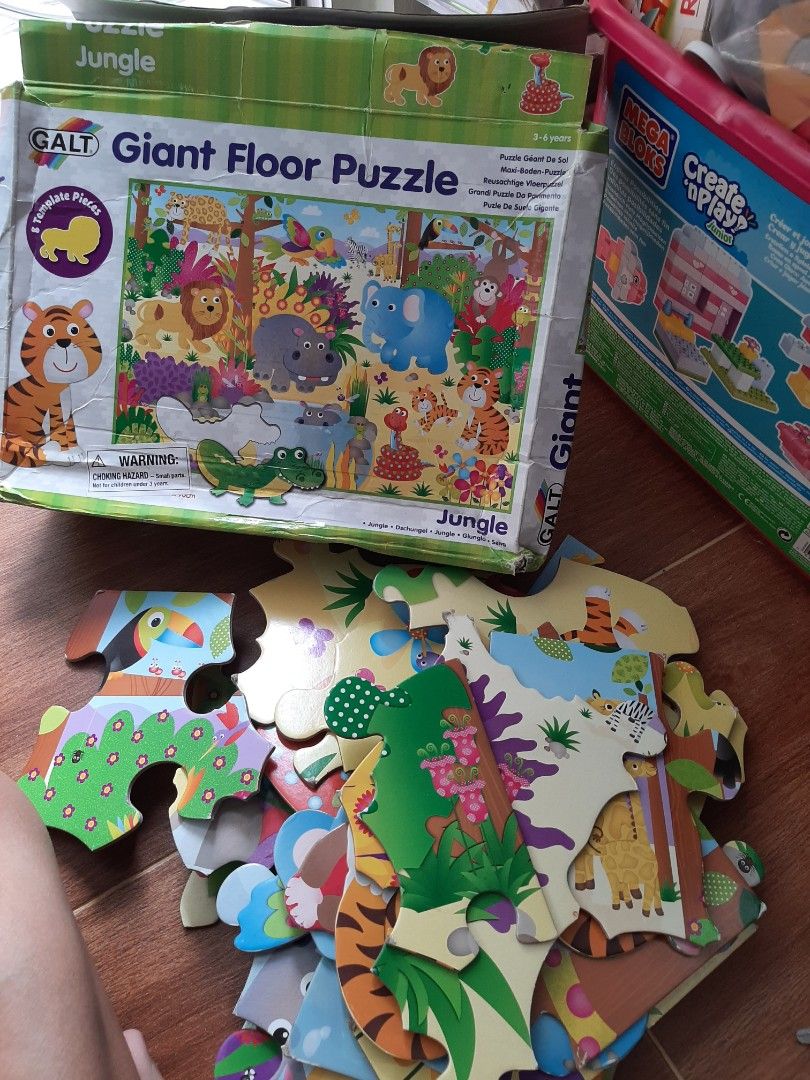 Giant floor puzzle jungle galt on Carousell
