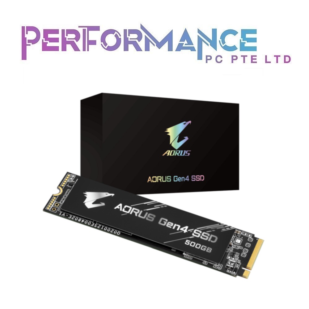 GIGABYTE AORUS Gen4 SSD 500GB 1TB NVMe 1.3 PCIe 4.0x4 M.2 SSD W O