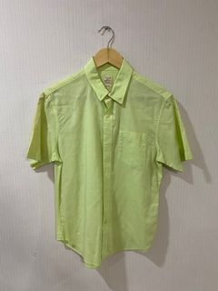 [Giordano] Yellow Short Sleeve Cotton Linen Polo Slim Fit