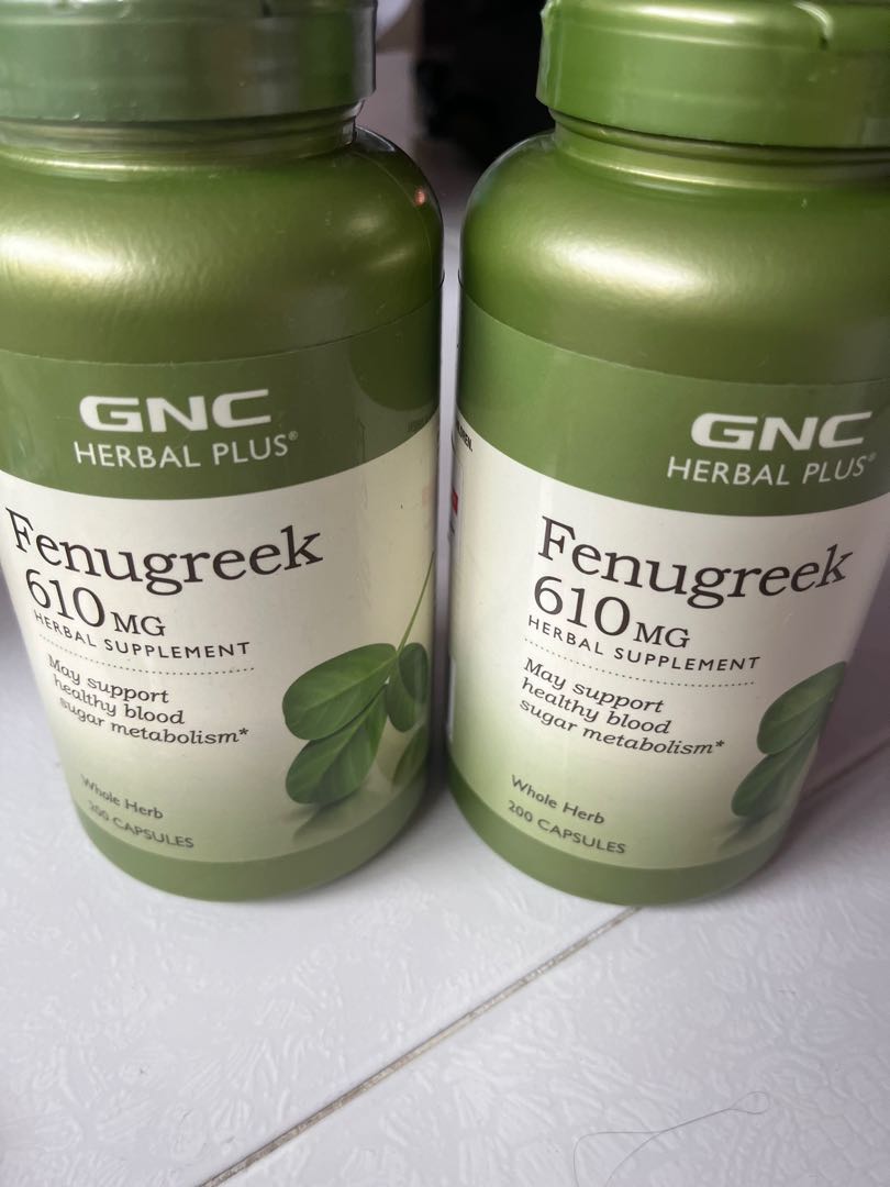GNC Fenugreek, Health & Nutrition, Health Supplements, Vitamins