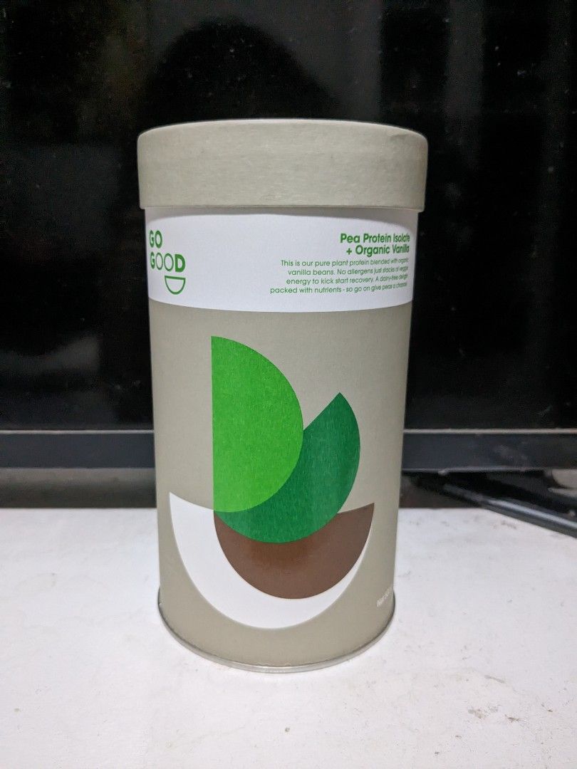 Go Good Go Good Organic Vanilla Pea Protein Isolate Brand New Vegan Plant ...