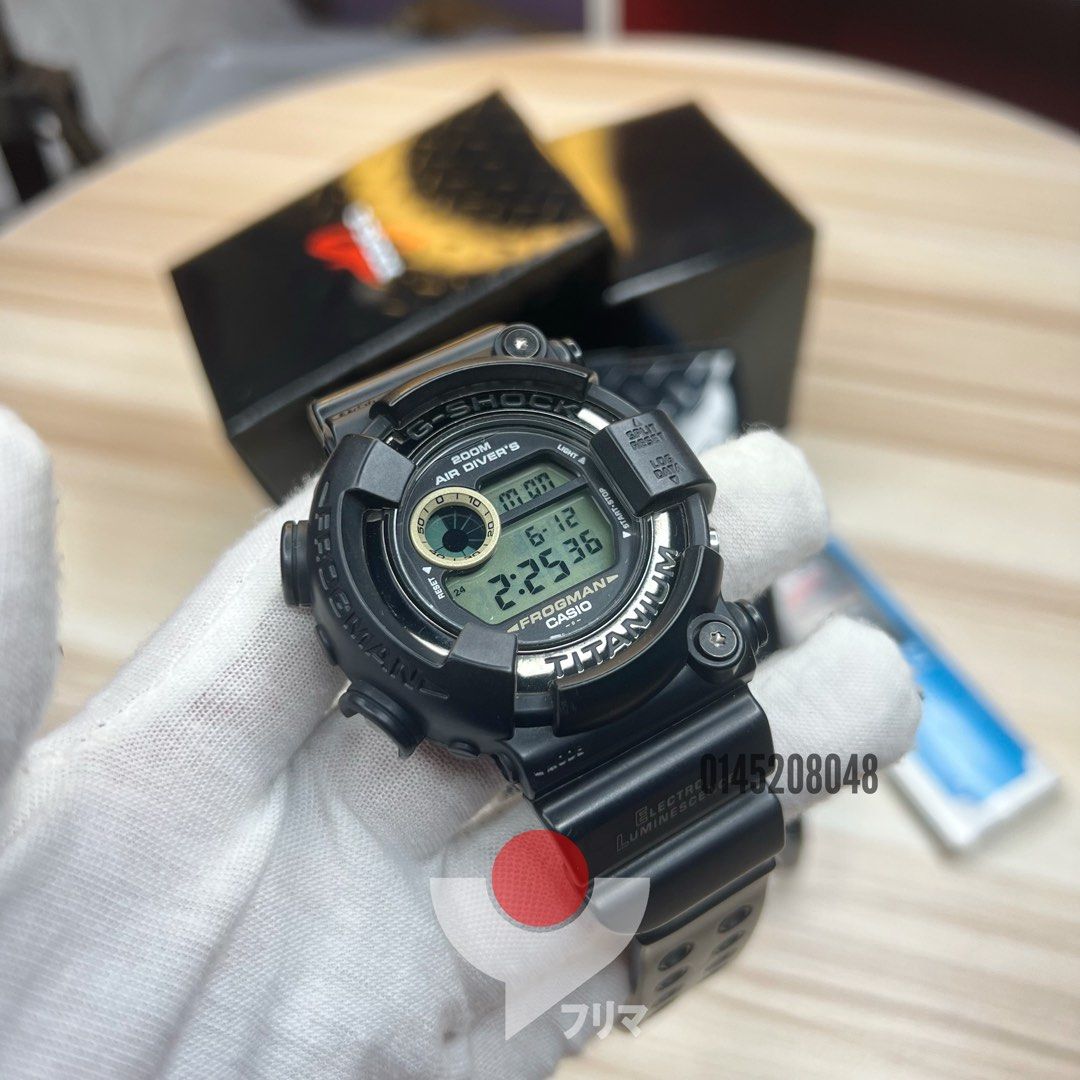 G-Shock DW-8200BM-1T Frogman Men in Black Collection, Men's