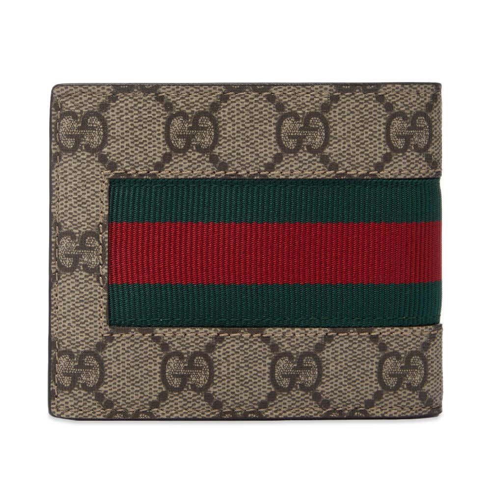 Gucci gg supreme top bee wallet
