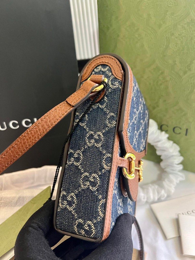 Gucci Horsebit 1955 mini bag (Category: Luxury Bags & Wallets) located in Las Pinas. Submitted by bagsandeverything_02 (Listing ID 1237019168, Image 2). Description: Brand new, authentic Comes complete as shown No to low baller.