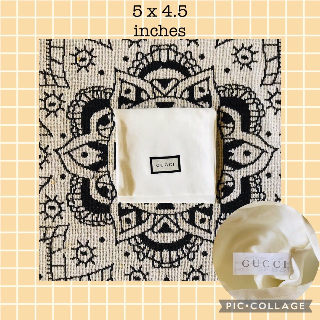 Gucci Wallet Dust Bag 5x4.5 XS Women s Fashion Bags Wallets Purses Pouches on Carousell