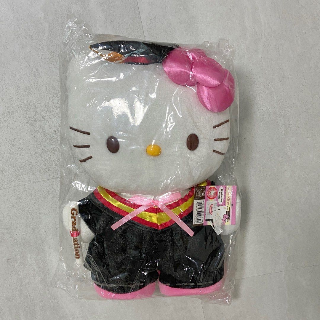 Hello kitty graduation plush top