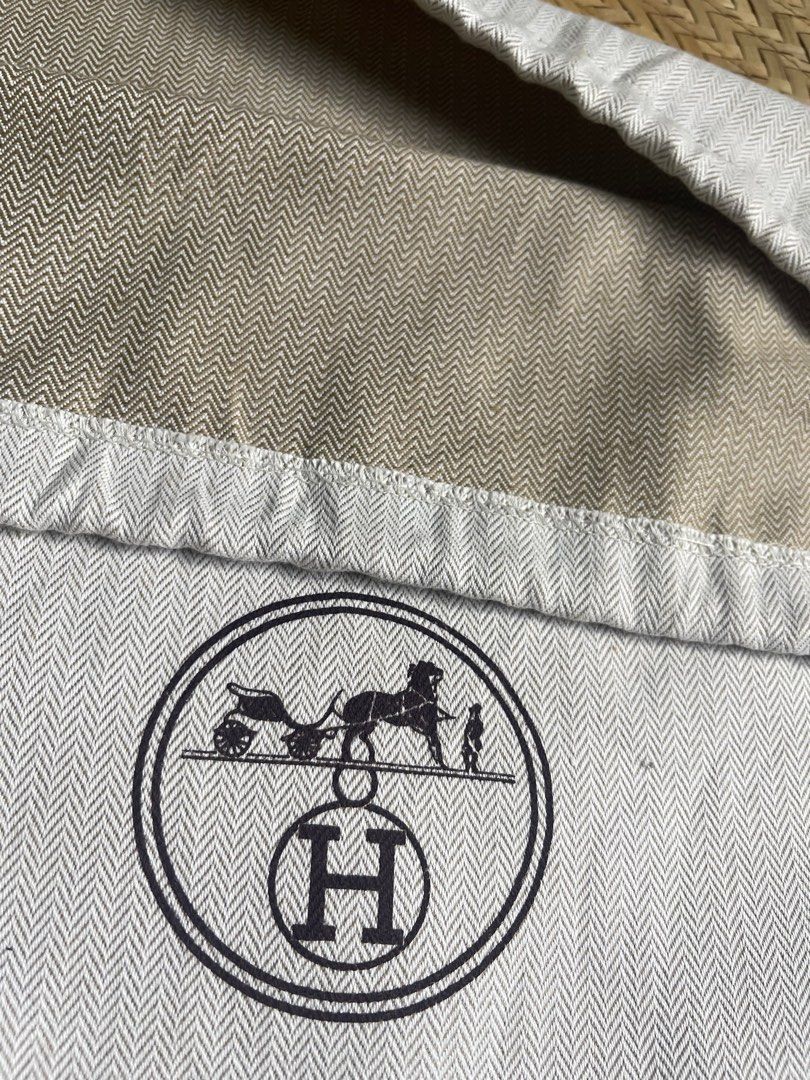 Hermes dust bag best sale real vs fake