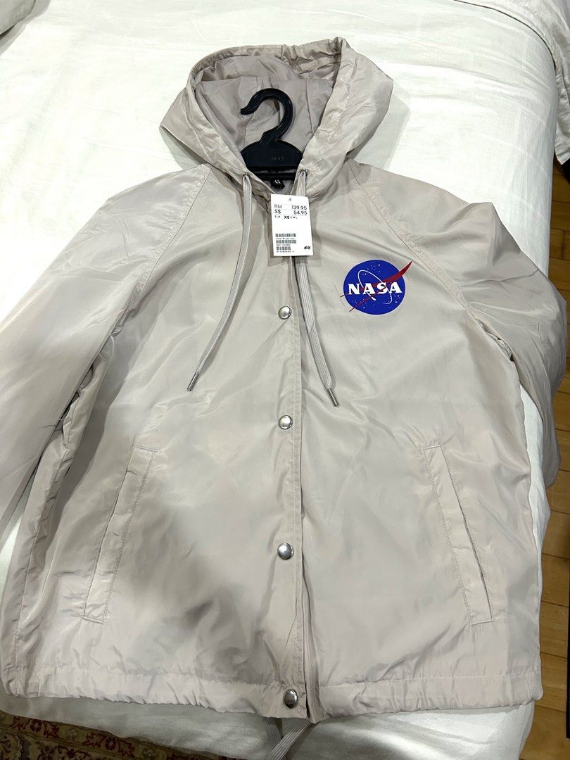 H M Nasa Hooded Jacket