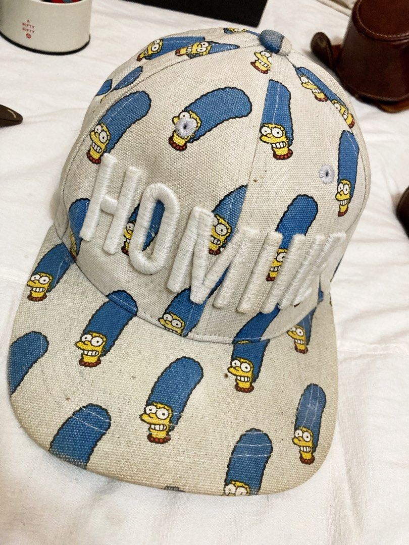 H&M x the Simpsons “Homiiie” cap (Category: Caps & Hats) located in Manila. Submitted by closetcleaningsale (Listing ID 1237006642, Image 1). Description: .