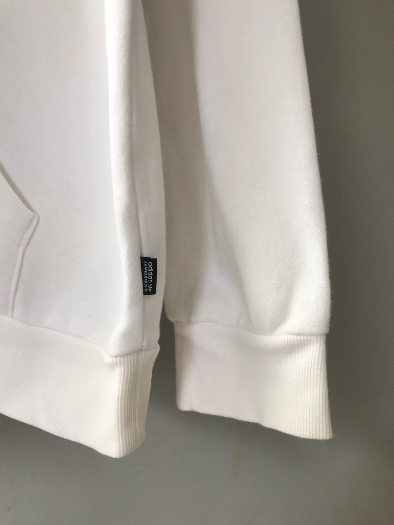 Adidas skateboarding hoodie in 2025 white with central logo