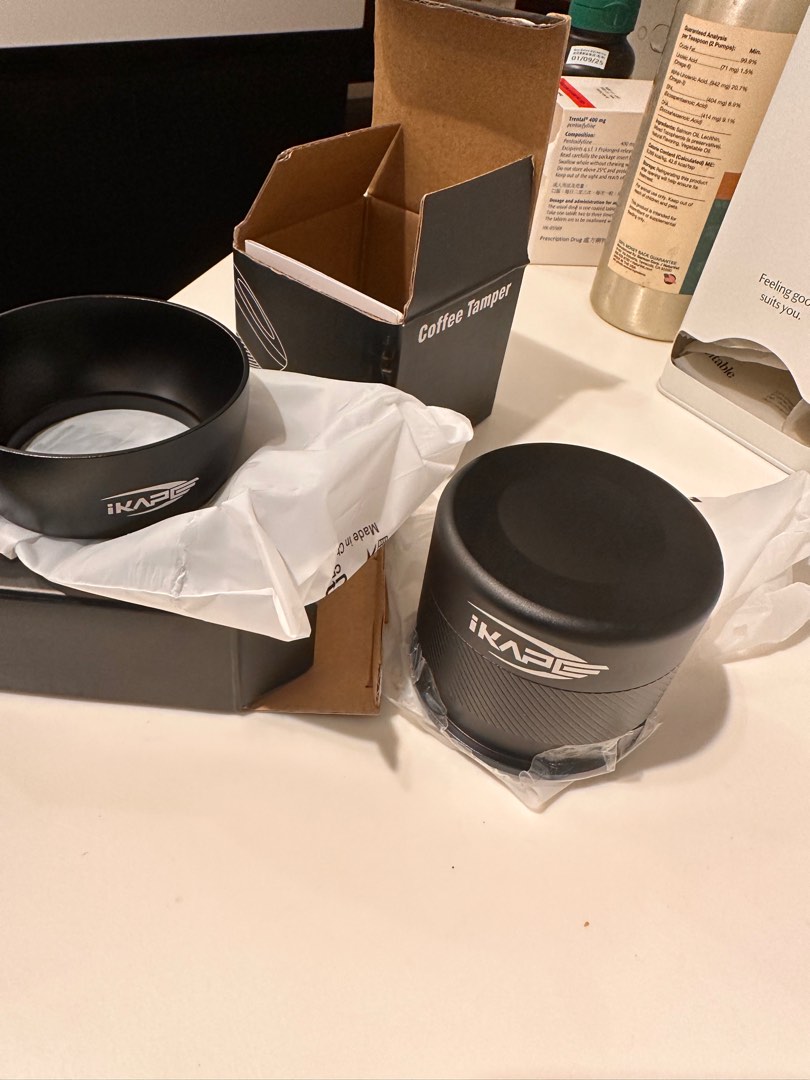 Ikape tamper and dosing funnel 58ml, 家庭電器, 廚房電器, 咖啡機及咖啡壺 Carousell