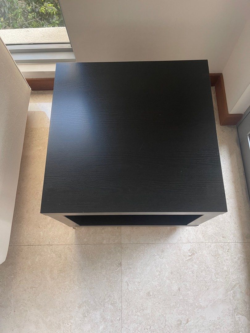 IKEA Lack Side Table On Casters, Furniture & Home Living, Furniture