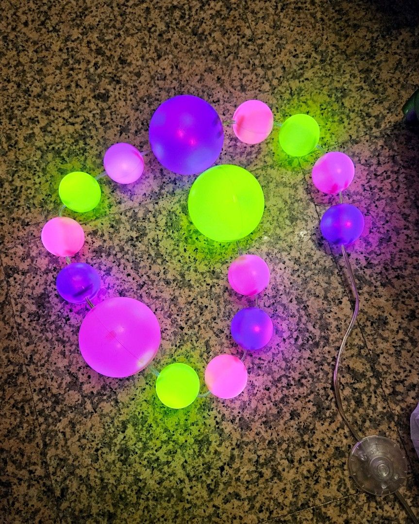 Ikea LED colored lights, Furniture & Home Living, Lighting & Fans