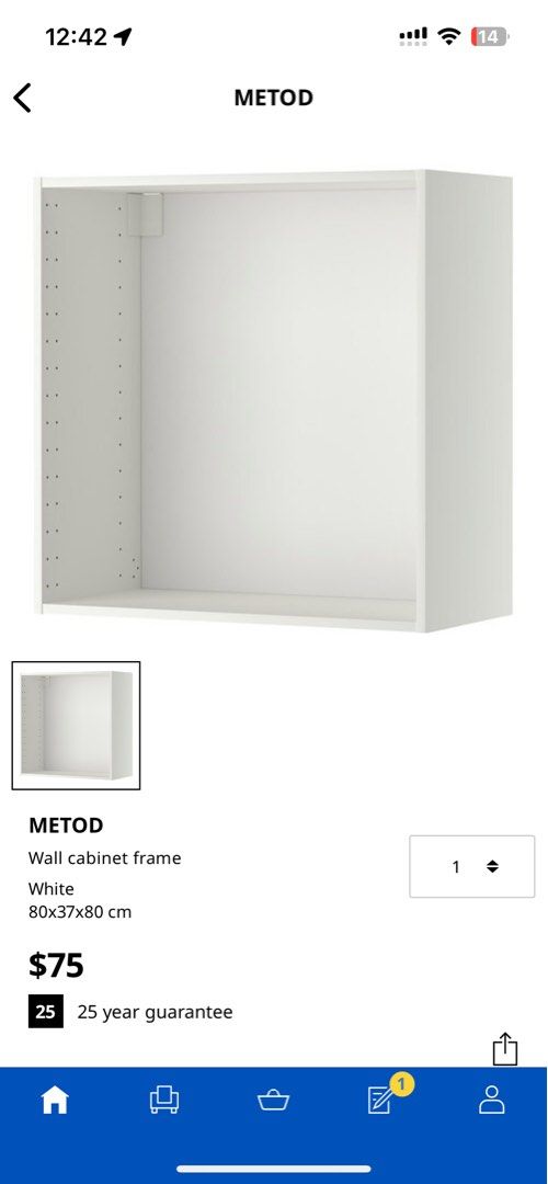 Metod Wall Frame White Matttroy