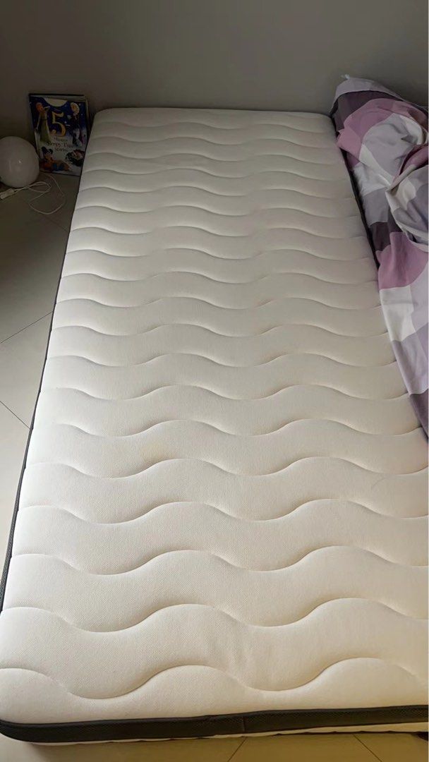 IKEA single bed mattress, Furniture & Home Living, Furniture, Bed