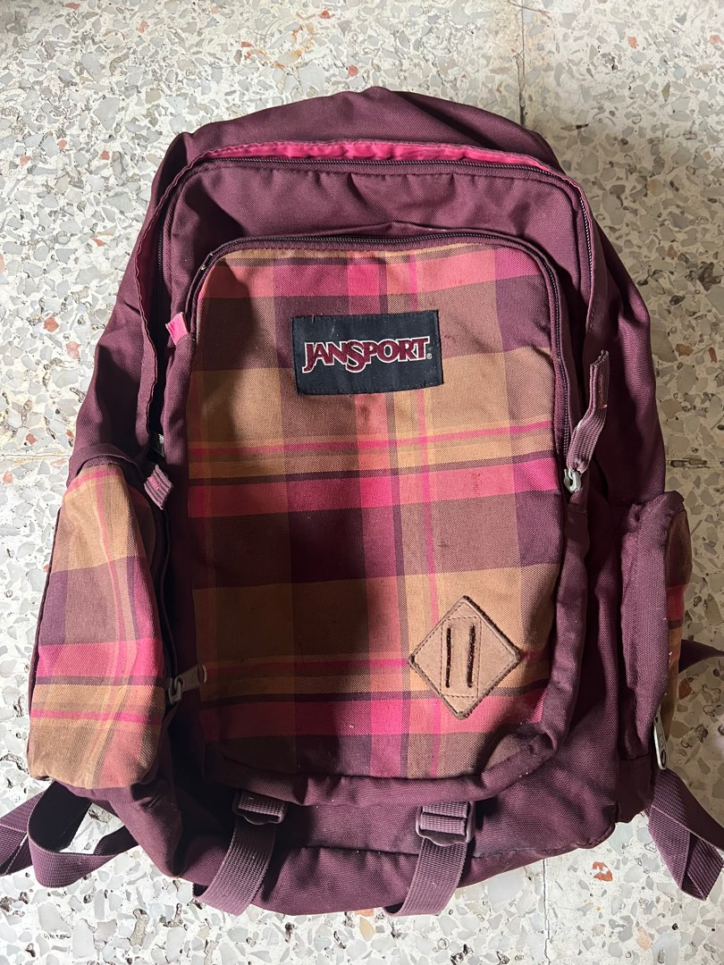 Jansport sales checkered backpack
