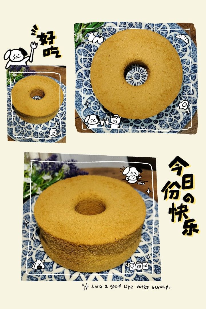 Japanese Chiffon Cake / Japanese Ogura Cotton Cake / Japanese Cheddar