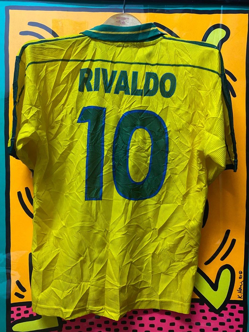 Rivaldo brazil jersey sale