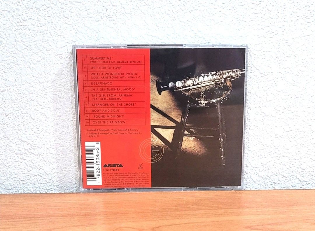 KENNY G CLASSIC IN THE KEY OF G 1997, Hobbies & Toys, Music & Media